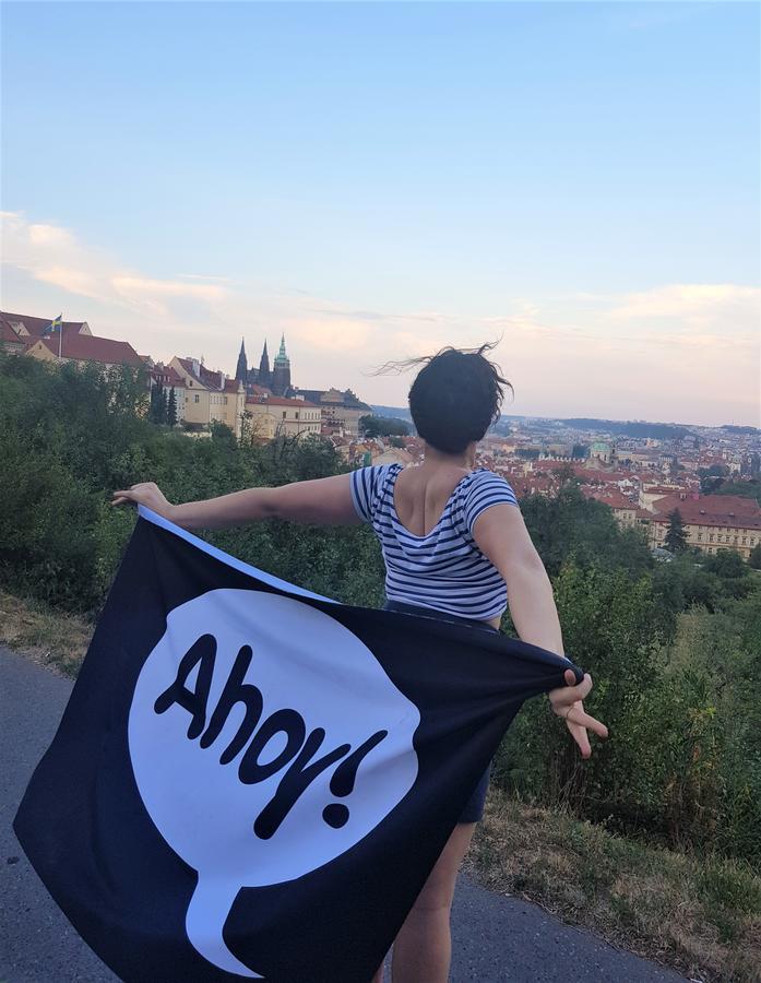Ahoy! Hostel Прага Экстерьер фото